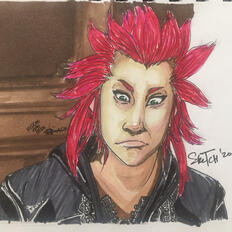 Axel (Kingdom Hearts) x Jim (The Office) concept - 2020